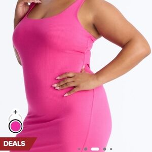 Midi Pink Summer Dress